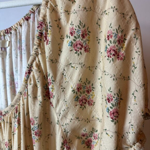 Christy Dawn Floral Maxi Dress in Cream and Pink - Picture 7 of 16